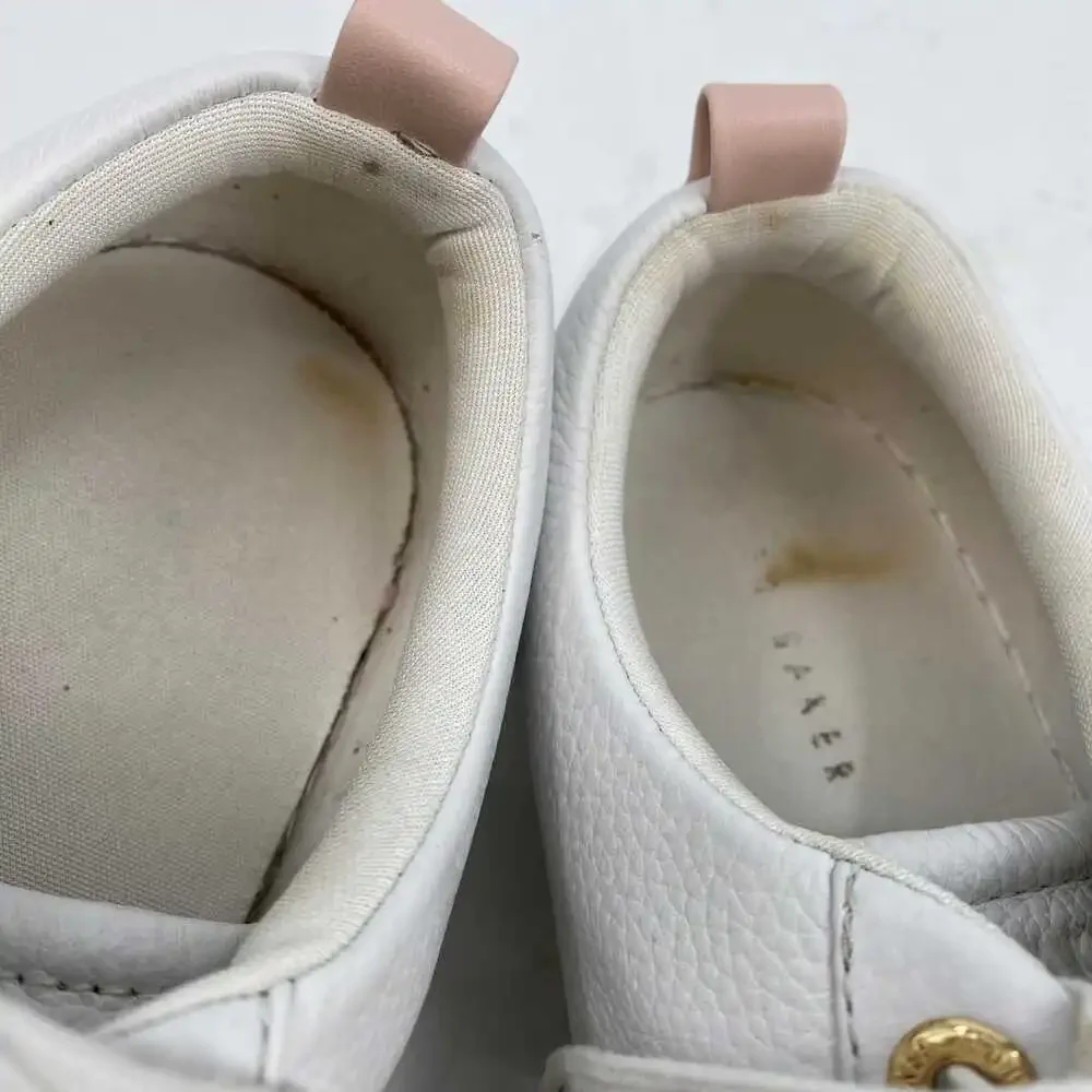 Ted Baker White Pink Brown Sneakers | Women’s US 10